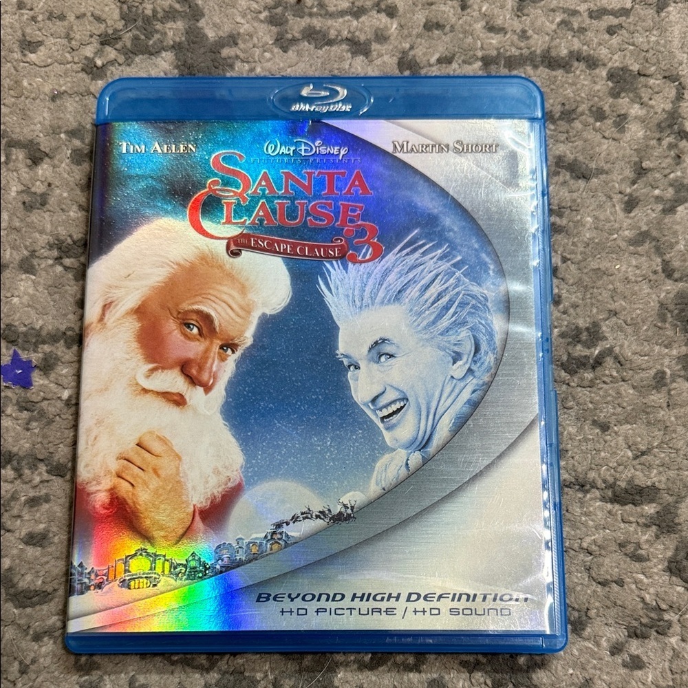 Disney Santa Clause 3 Blu-ray - Blue and Silver